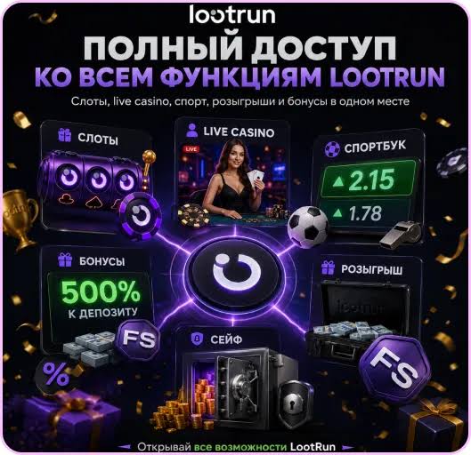 Lootrun Вход и возможности вашего онлайн-казино